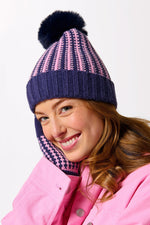 Shiraleah Hadley Beanie Navy