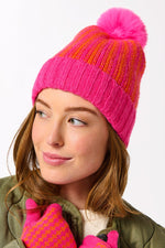 Shiraleah Hadley Beanie Pink