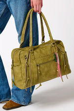 Shiraleah Jessie Bowling Bag Olive