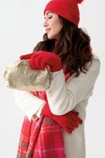 Shiraleah Natalia Touchscreen Gloves Red