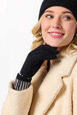 Shiraleah Ziggy Touchscreen Gloves Black