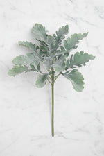 Silk, Spray Dusty Miller 12"