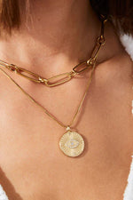 Spartina Evil Eye Positivity Talisman Necklace 18" Crystal