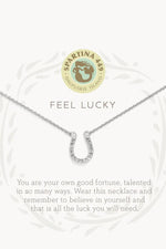 Spartina Sea La Vie Feel Lucky Necklace Silver