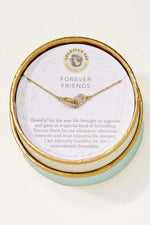 Spartina Sea La Vie Forever Friends Links Necklace Gold