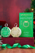Spongelle Warmth & Wonder Holiday Wreath Body Buffer Gift Set