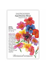 Botanical Interests Superbissima Blend Salpiglossis Seeds