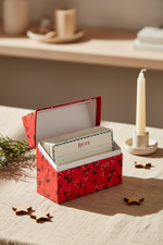 Tis The Season Recipe Cards With Box