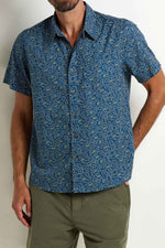 Toad & Co. Fletch Shirt L Canal Print