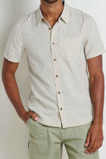 Toad & Co Men's Harris Short Sleeve Shirt Medium Salt