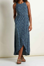 Toad & Co. Women's Sunkissed Maxi Dress XS Ink Print