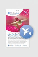WindowAlert Decal Envelope Hummingbird