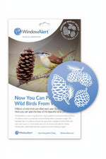 WindowAlert Decal Envelope Pinecone Medley