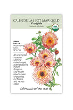 Botanical Interests Zeolights Calendula (Pot Marigold) Organic Seeds
