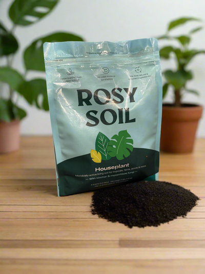 Rosy Soil Organic Houseplant Potting Mix 4 qt