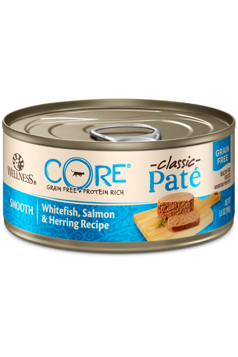 Wellness CORE Grain Free Fish Formula Canned Cat Food 5.5 oz Chalet