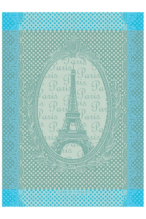 Garnier-Thiebaut Eiffel Vintage Celadon Towel