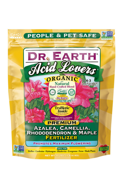 Dr. Earth Acid Lovers 3-4-3 Fertilizer 4 lb