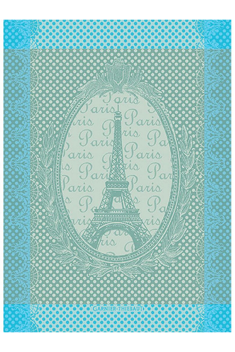Garnier-Thiebaut Eiffel Vintage Celadon Towel