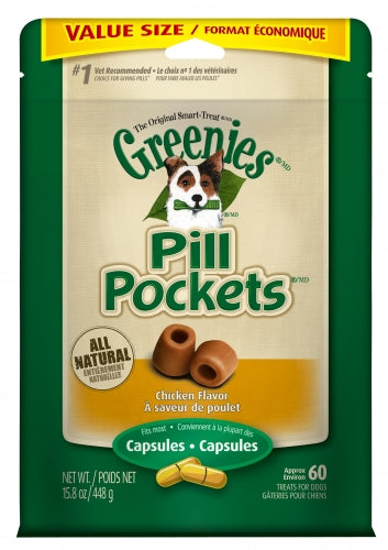 Greenies Pill Pockets Chicken Capsule Size 30 count