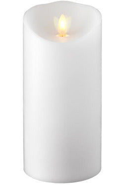 CANDLE, 3.5X7" WHI FLICKER-UNS