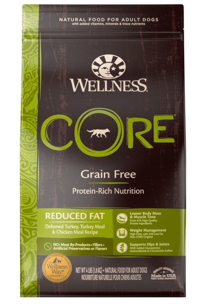 Wellness CORE Grain Free Reduce Fat Recipe 4 lb