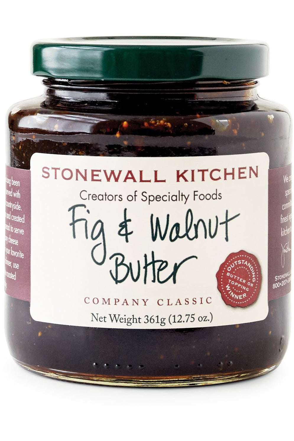 Stonewall Kitchen Fig & Walnut Butter 12.75 oz