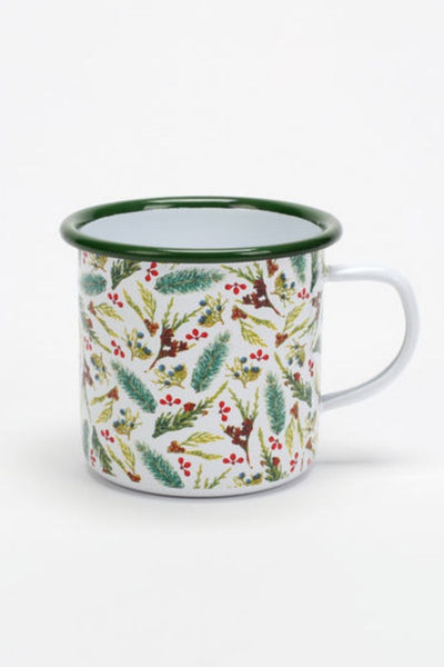 Mug, Botanical Enamelware 3"