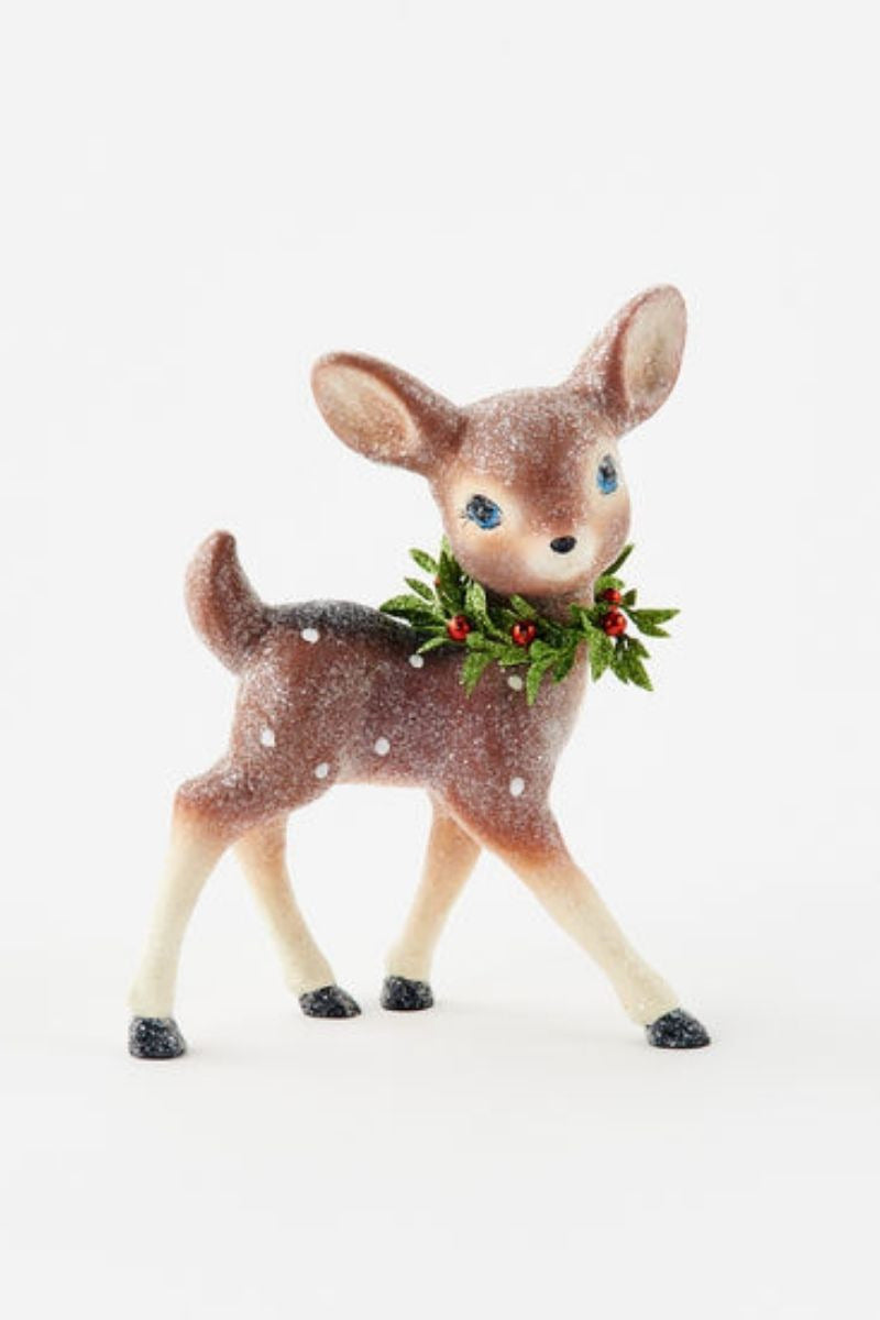 50'S Reindeer Paper Mache 9"