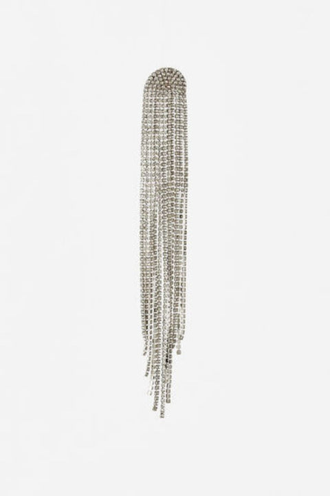 Ornament Diamond Tassel Metal 7.85"