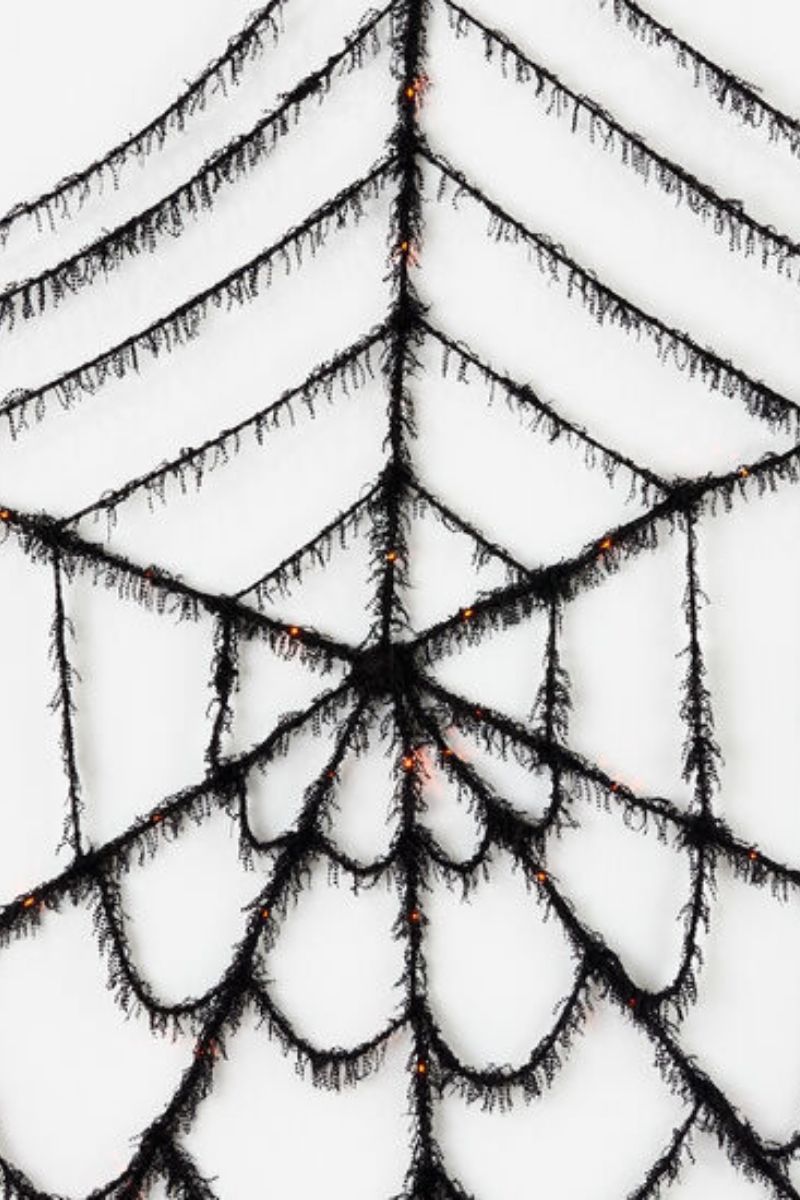 Lit Spider Web 48 Lights Gift Box 82" x 70"