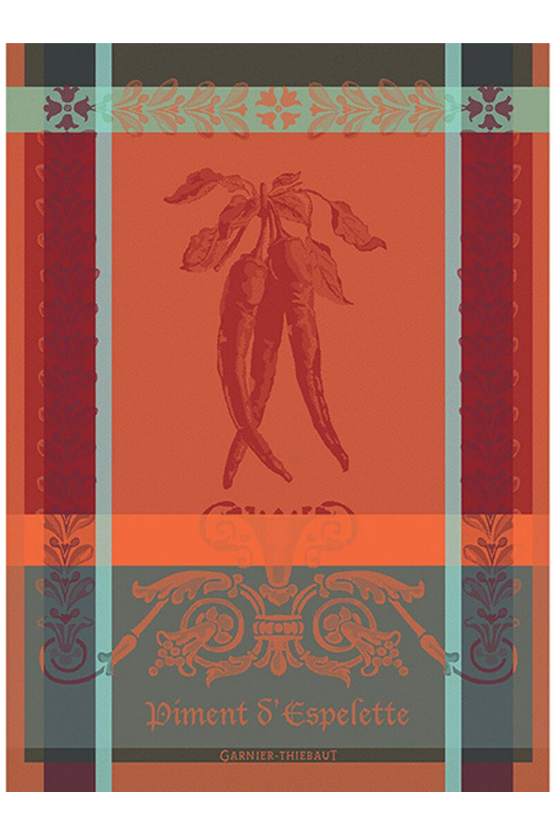 Garnier-Thiebaut Piment D'Espelette Epices Kitchen Towel