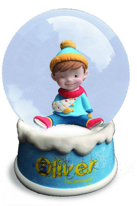 Oliver the Ornament Snowglobe