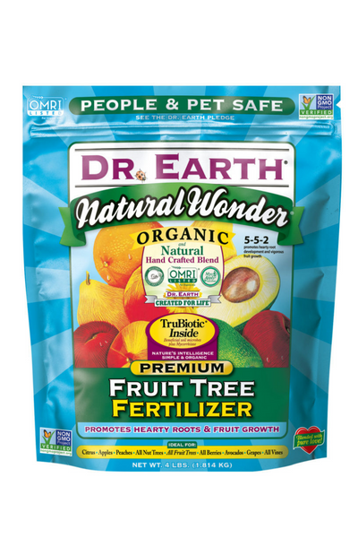 Dr. Earth Natural Wonder Organic Fruit Tree 5-5-2 Fertilizer 4 lb