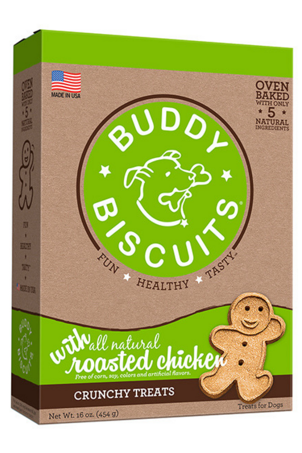 Buddy Biscuits Crunchy Dog Treats Chicken 16 oz