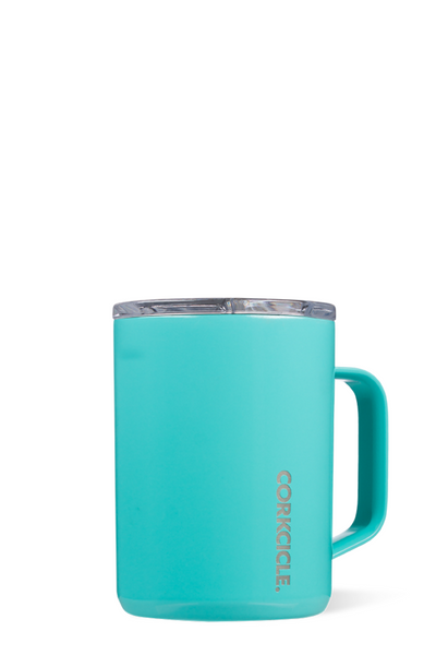 Corkcicle Mug Turquoise 16 oz