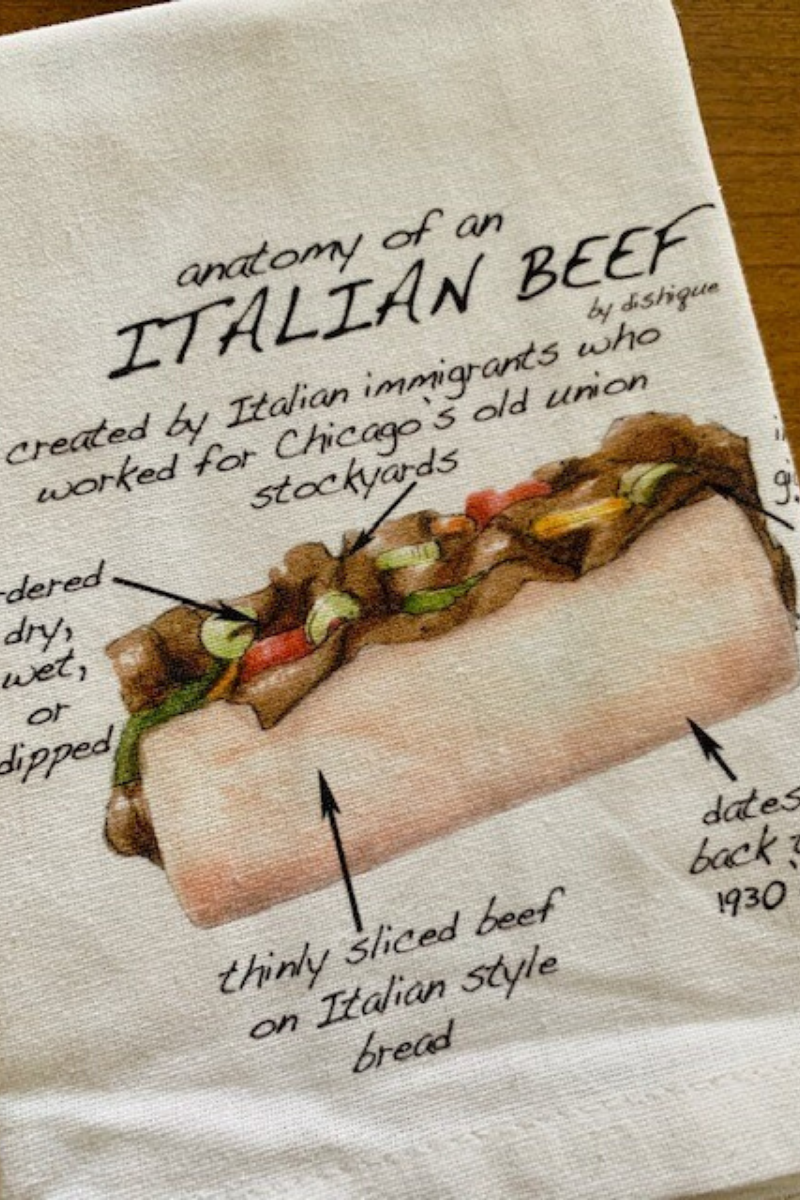 Dishique Italian Beef Dish Towel