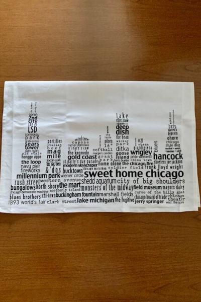 Dishique Dish Towel Chicago Skyline