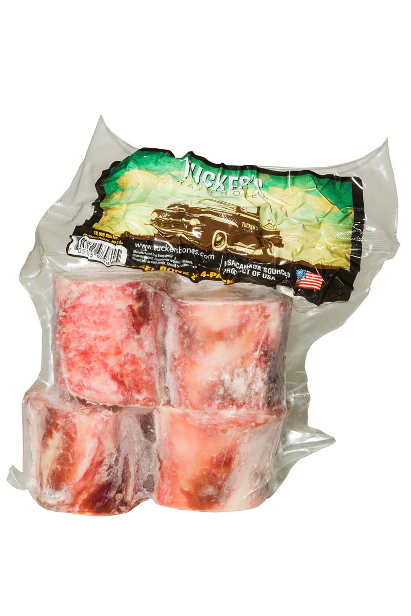Tuckers Frozen Raw Bone 2" 4-Pack Beef