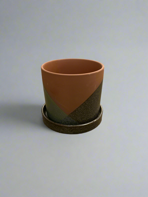 El Cerro Pot with Saucer 5.5"X4"