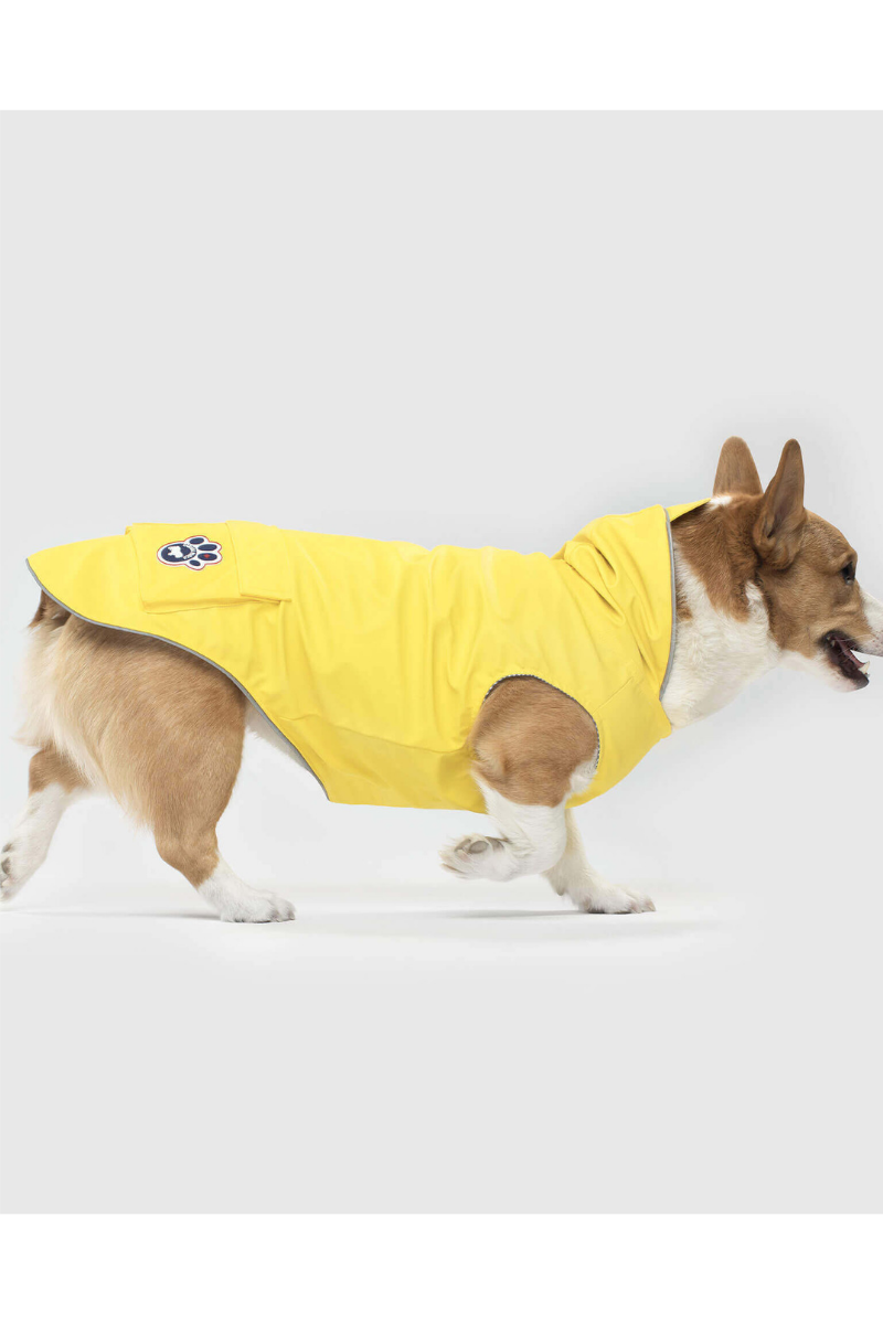 Canada Pooch Raincoat Torrential Tracker 16" Yellow