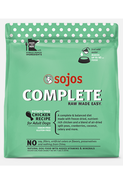 Sojos Complete Dog Food Chicken Recipe 7 lb