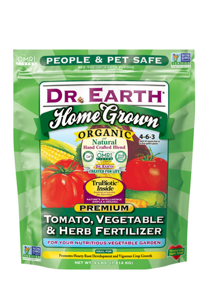 Dr. Earth Organic and Natural Home Grown Tomato, Vegetable & Herb 4-6-3 Fertilizer 1 lb