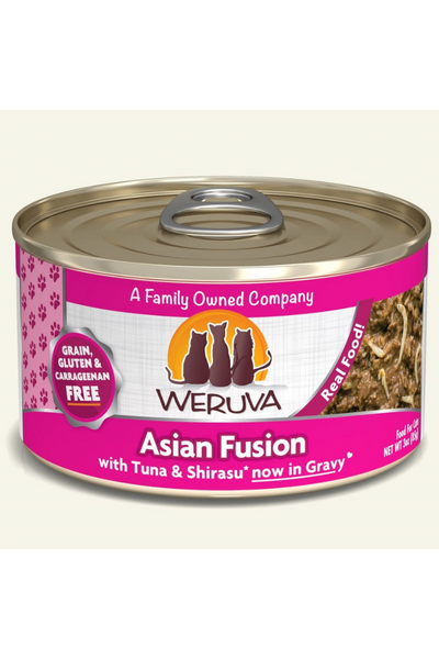 Weruva Classic Asian Fusion with Tuna & Shirasu Canned Cat Food 3 oz