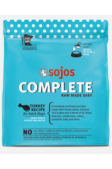 Sojos Complete Dog Food Turkey Recipe 7 lb