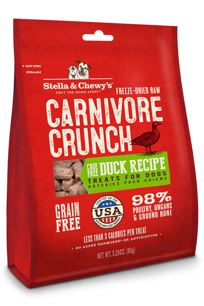 Stella & Chewy's Freeze Dried Carnivore Crunch Duck 3.25 oz