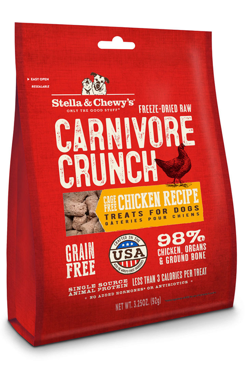 Stella & Chewy's Freeze Dried Carnivore Crunch Chicken 3.25