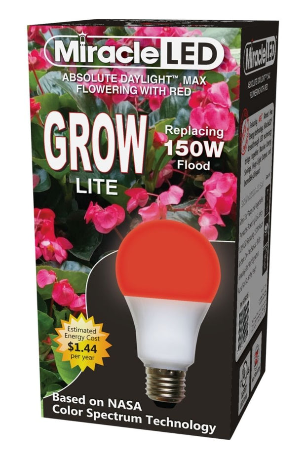MiracleLED Hydroponic Ultra-Grow Lite Red Spectrum LED Bulb