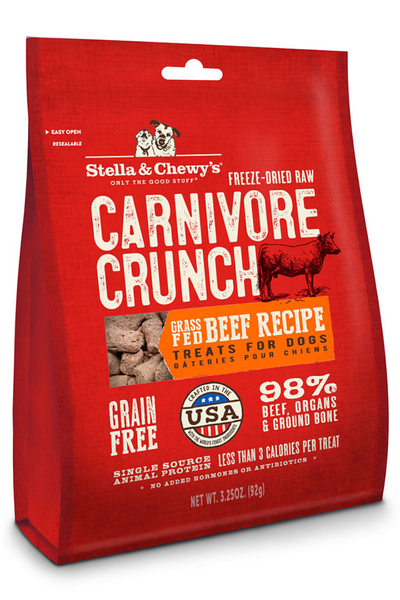 Stella & Chewy's Freeze Dried Carnivore Crunch Beef 3.25 oz