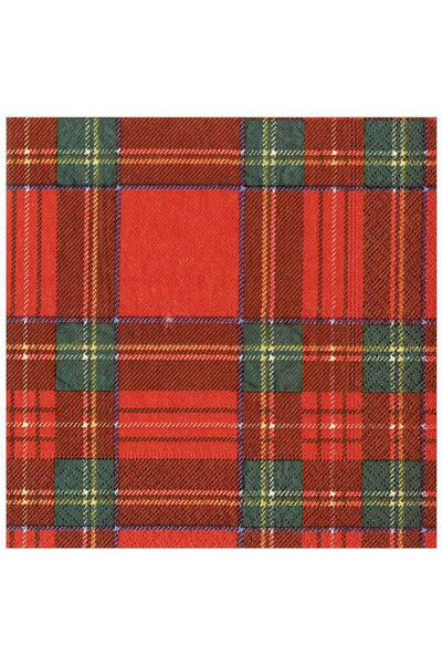 NAPKIN, DINNER ROYAL PLAID